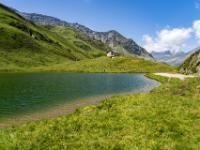 Am Klammlsee Ostufer mit altem Zollhaus - Klammljoch Wanderung